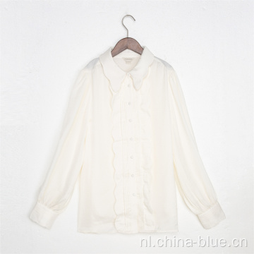 Dames van hoge kwaliteit kanten geweven blouse